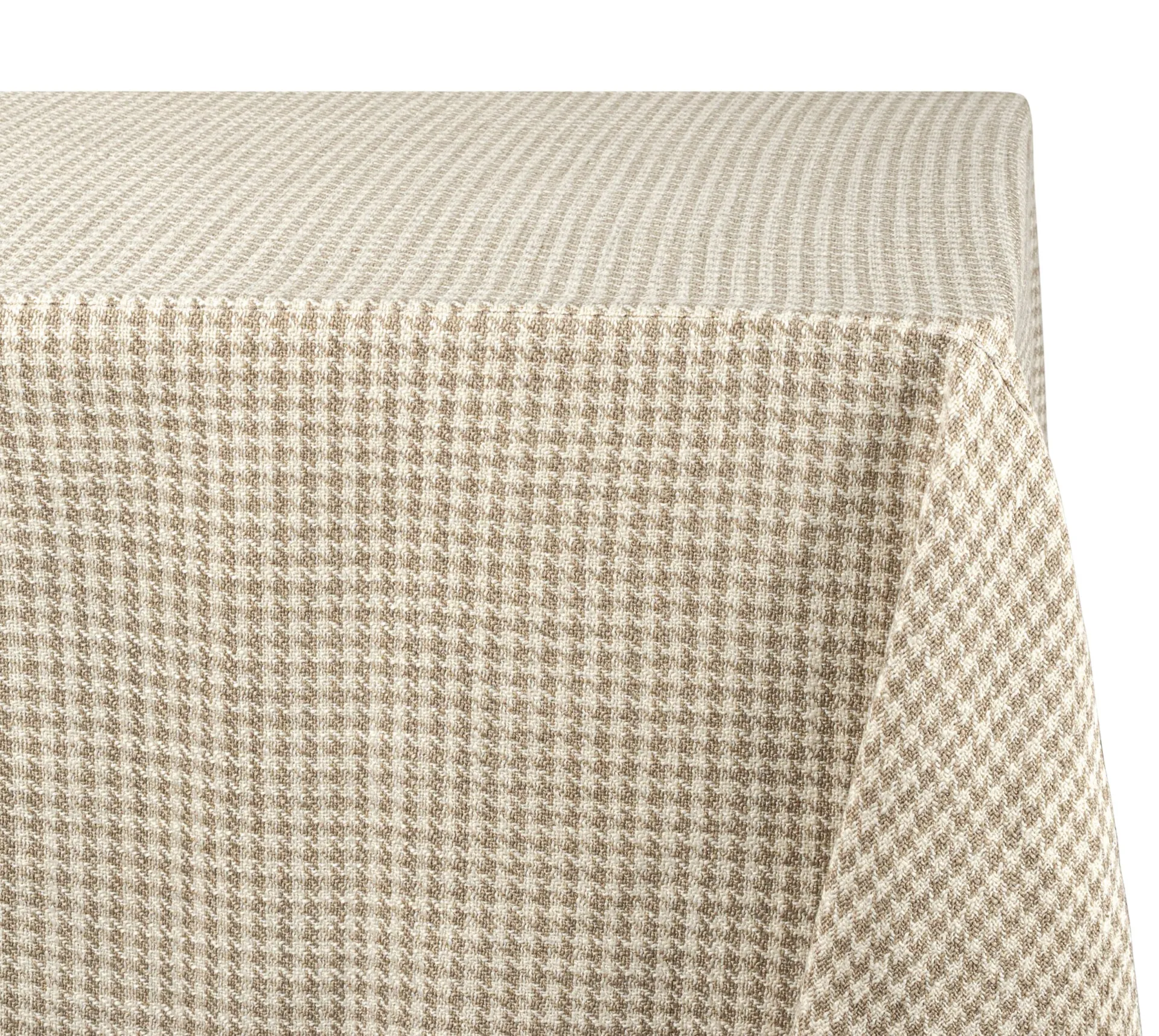 Taupe Houndstooth