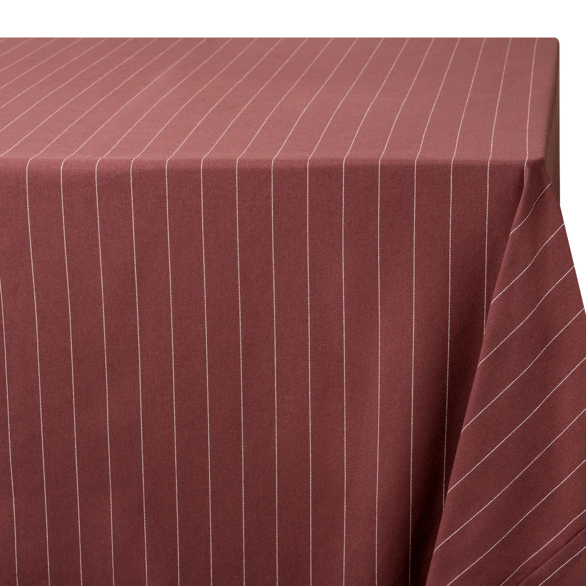 Burgundy Pinstripe