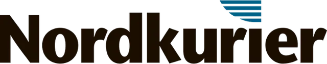 Text saying Nordkurier in large bold letters on a black background.