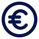 Purple shield outline with a check mark inside symbolizing protection or security.