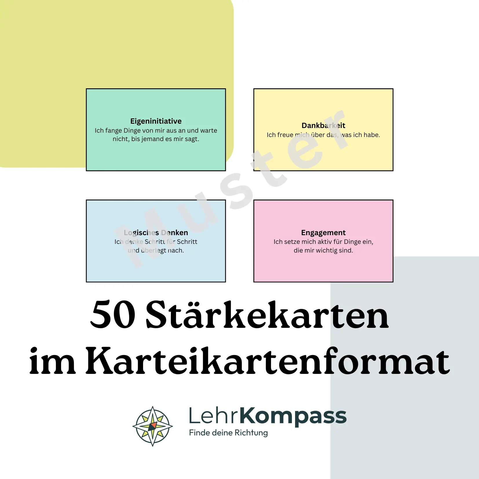 50 Stärkekarten als PDF – Coaching-Karten zur Potenzialerkennung