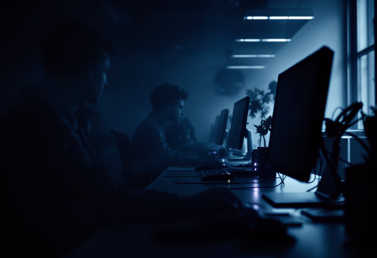 [background image] image of a tech office setting (for a ai developer tools)