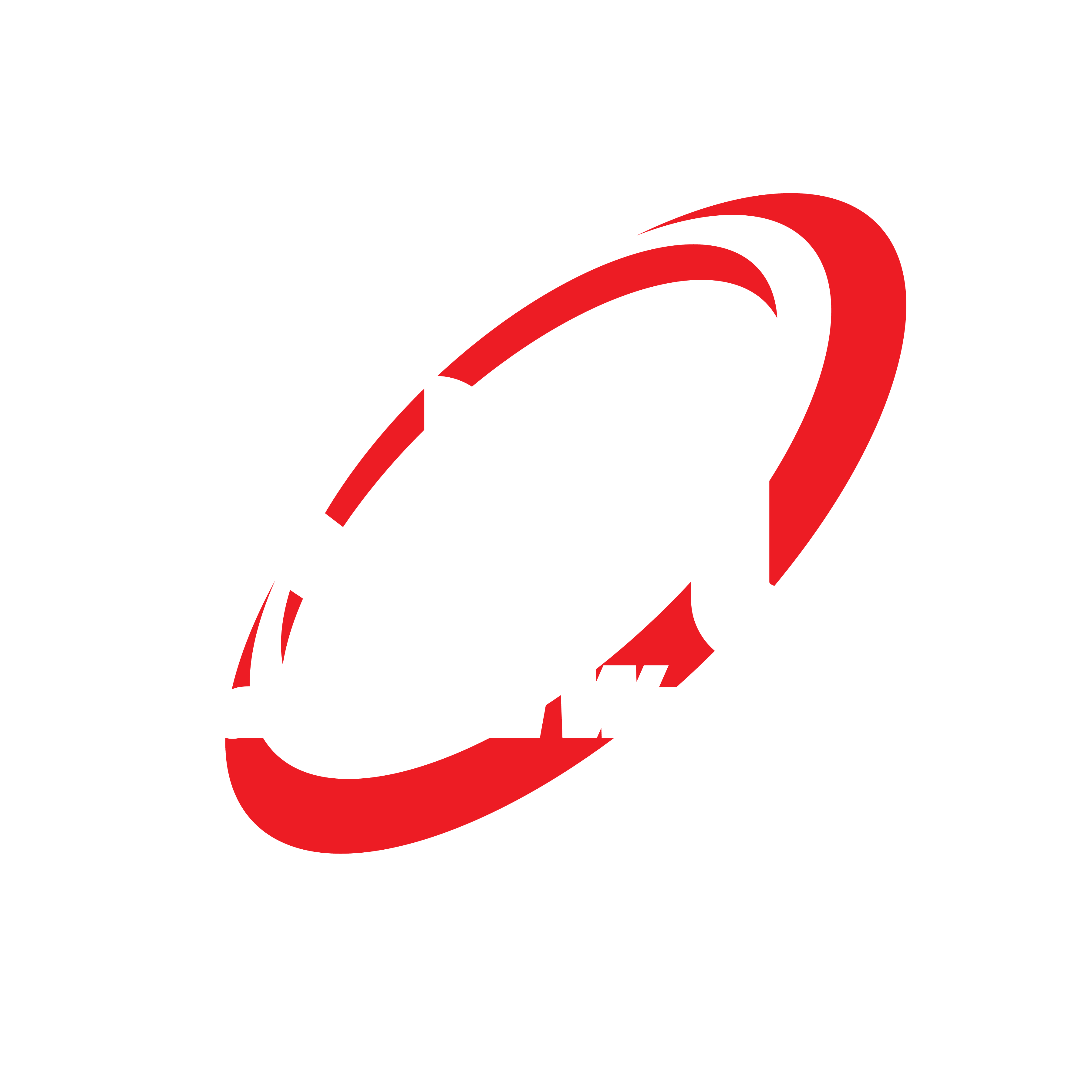 National Wrap Co. logo, white version