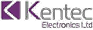 Kentec Electronics logo with stylized K and company name in black and purple.
