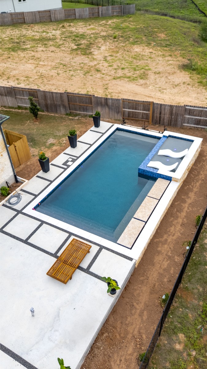Pool renovation in Austin, TX