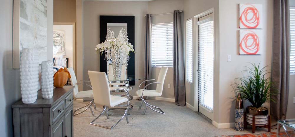 Vineyard Gate Model with view of dining room