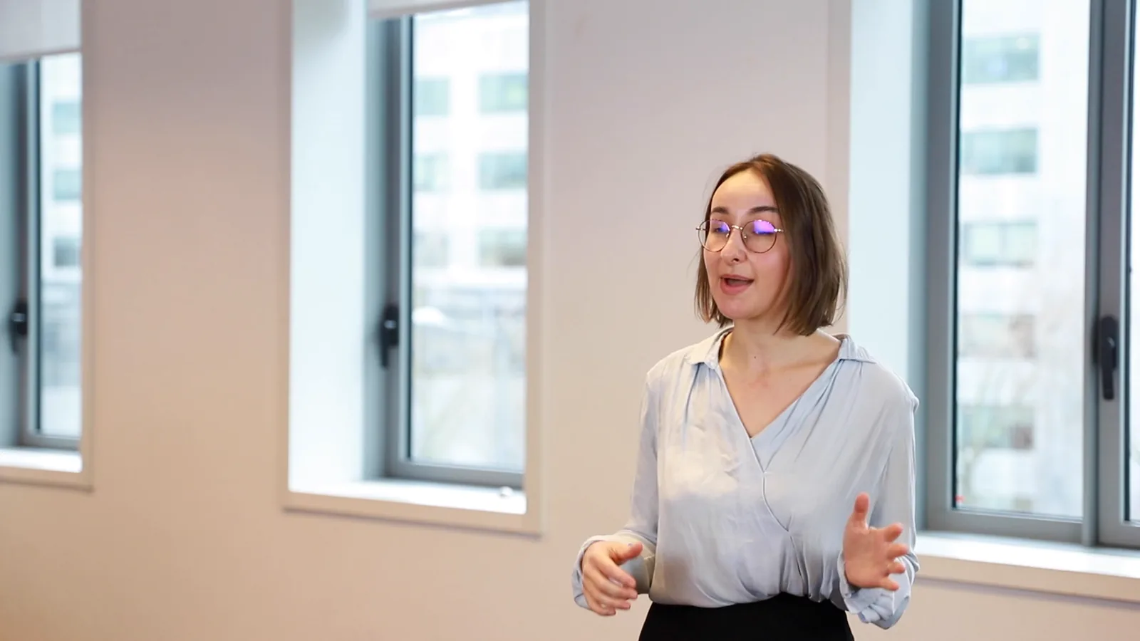 Victoria Poreaux, Sales Force Business Analyst at Kellogg’s, during the interview
