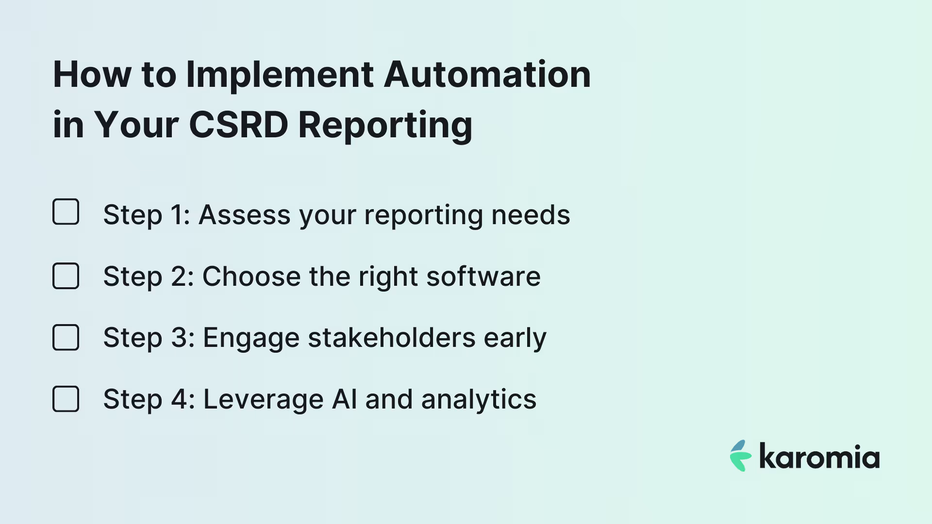 How to automate sustainability reporting for companies