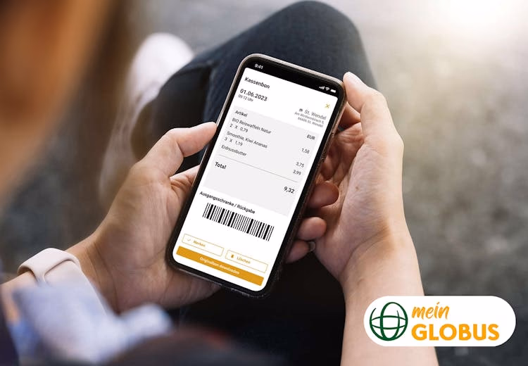Pressebild: GLOBUS treibt digitale Kundenservices weiter voran und führt den digitalen Kassenbon ein
