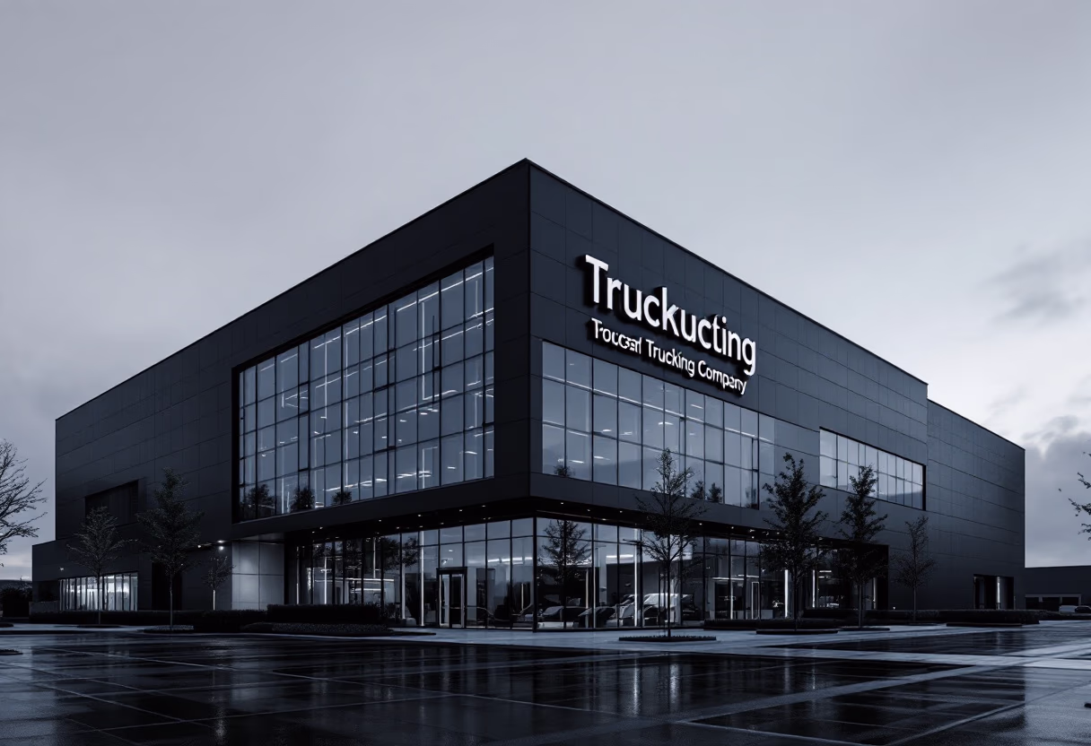 image of company headquarters (for a trucking company)