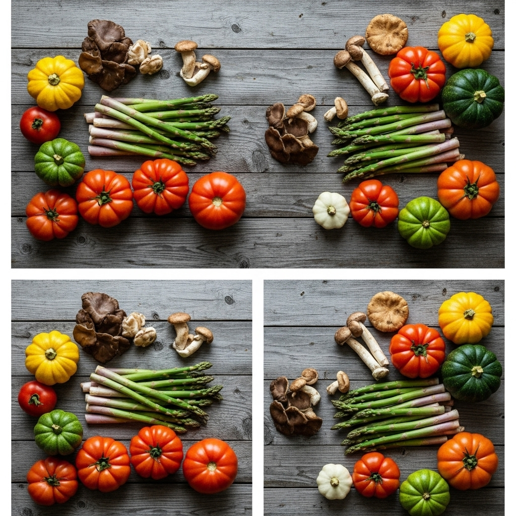 Fresh seasonal ingredients
