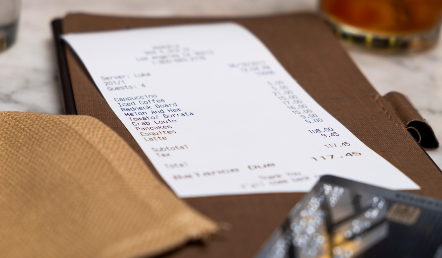 Ecrã de consumo médio e ticket por comensal no sistema de gestão de reservas