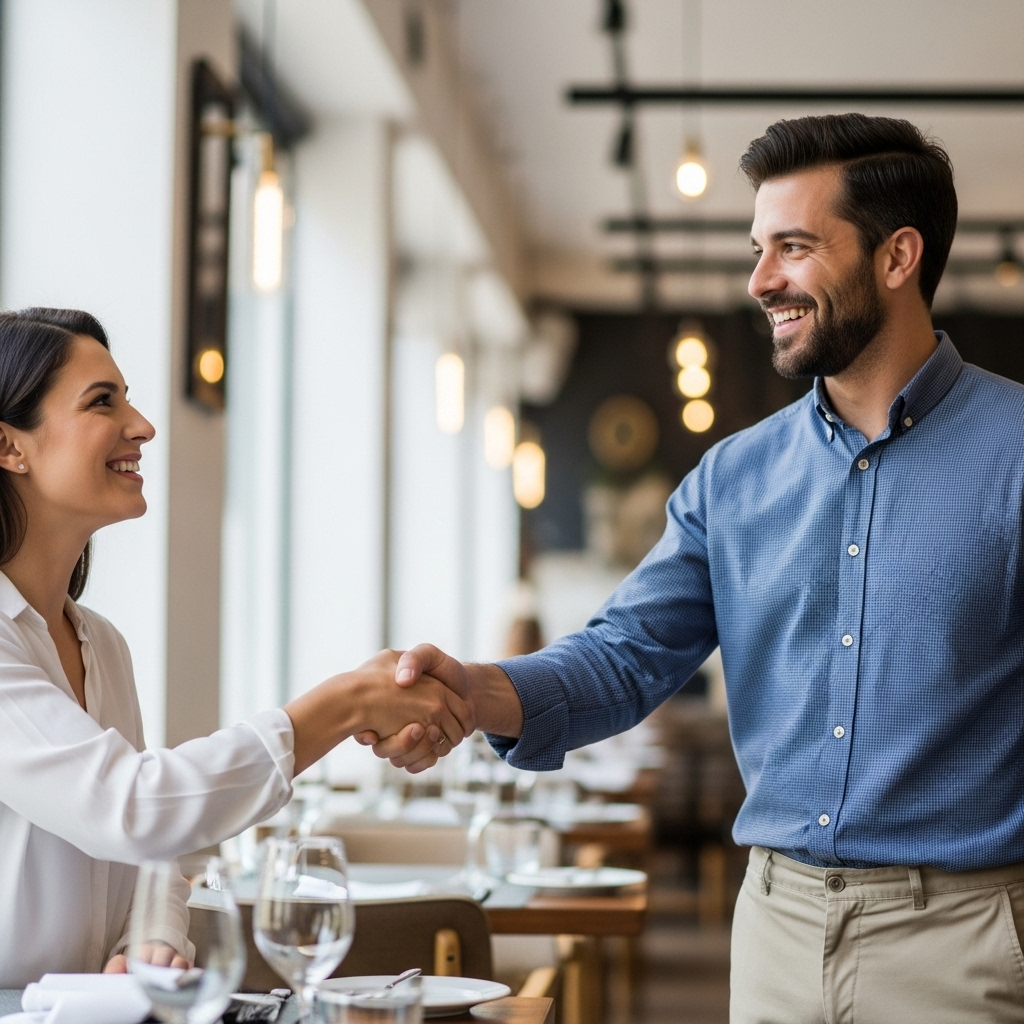 Satisfied customer after complaint resolution