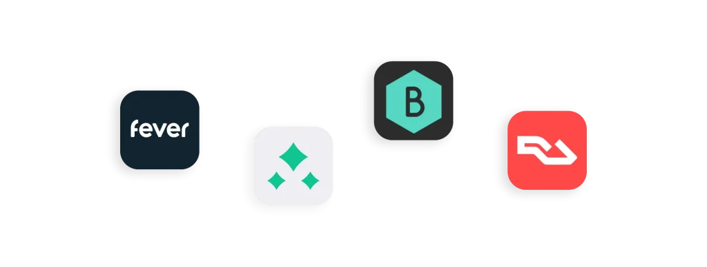Logos of brands representing possible sales channels