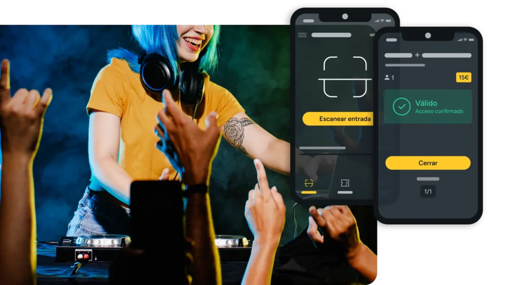 Check-in app for scanning tickets