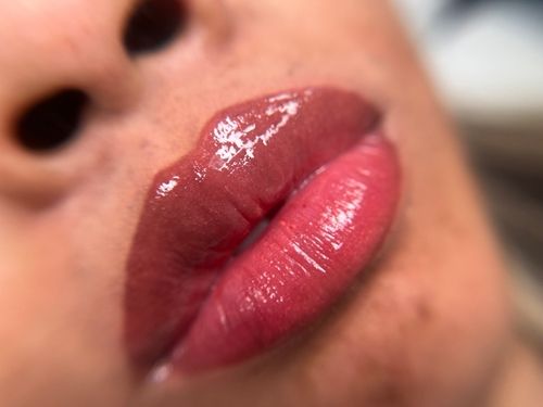 Lip Blushing result