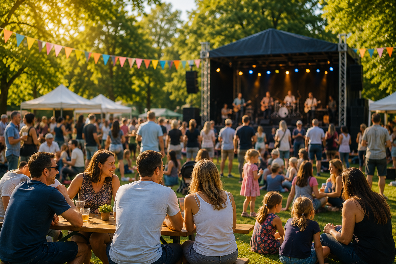 Zomerfestival in het Ravense Park