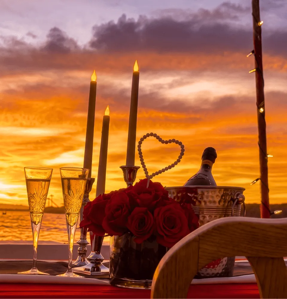 Dinner at the breakwater