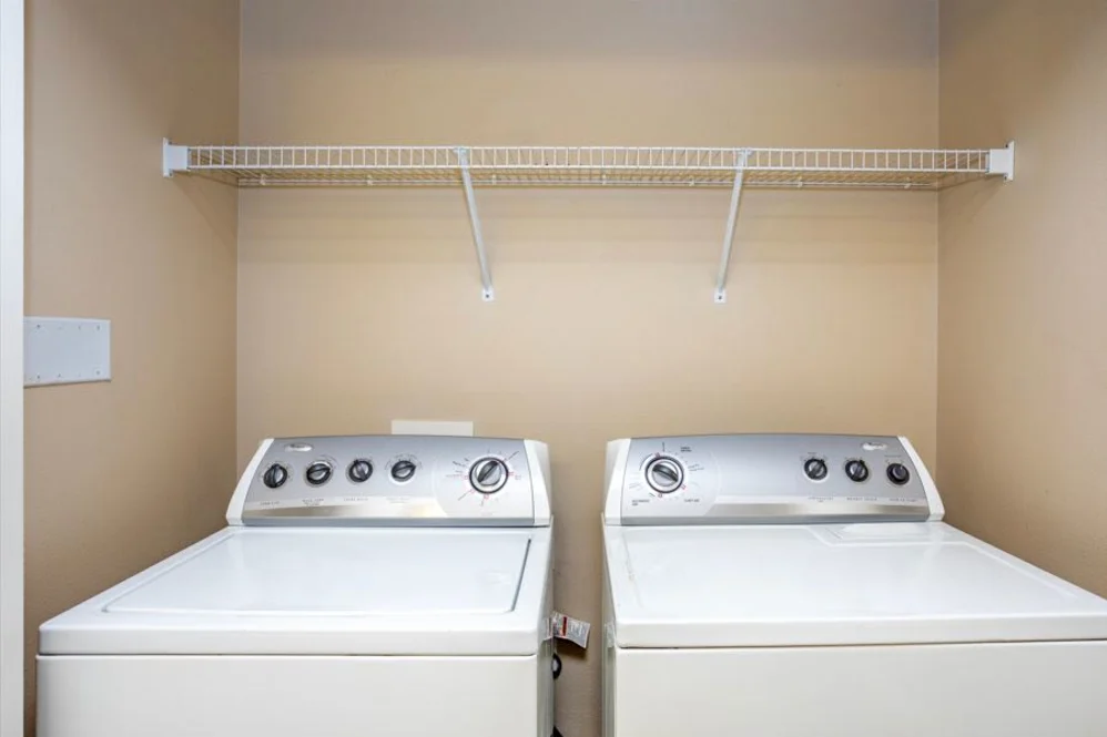 Washer and dryer in unti