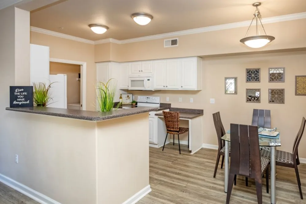 Kitchen with dining room