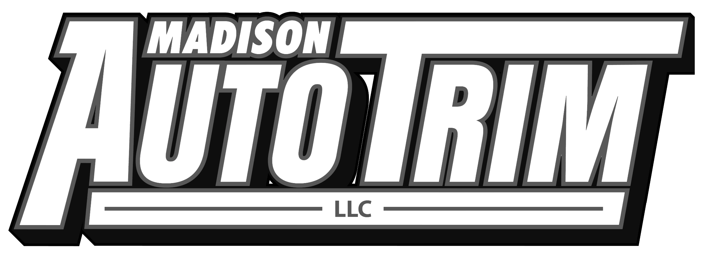 Logo for Madison Auto Rim LLC with bold white and black lettering.