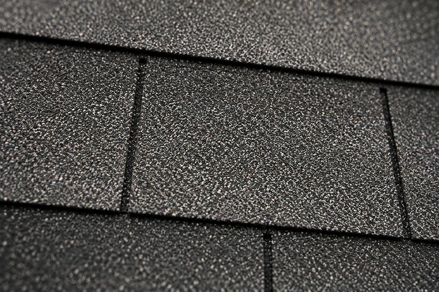 Architectural asphalt shingles, macro detail