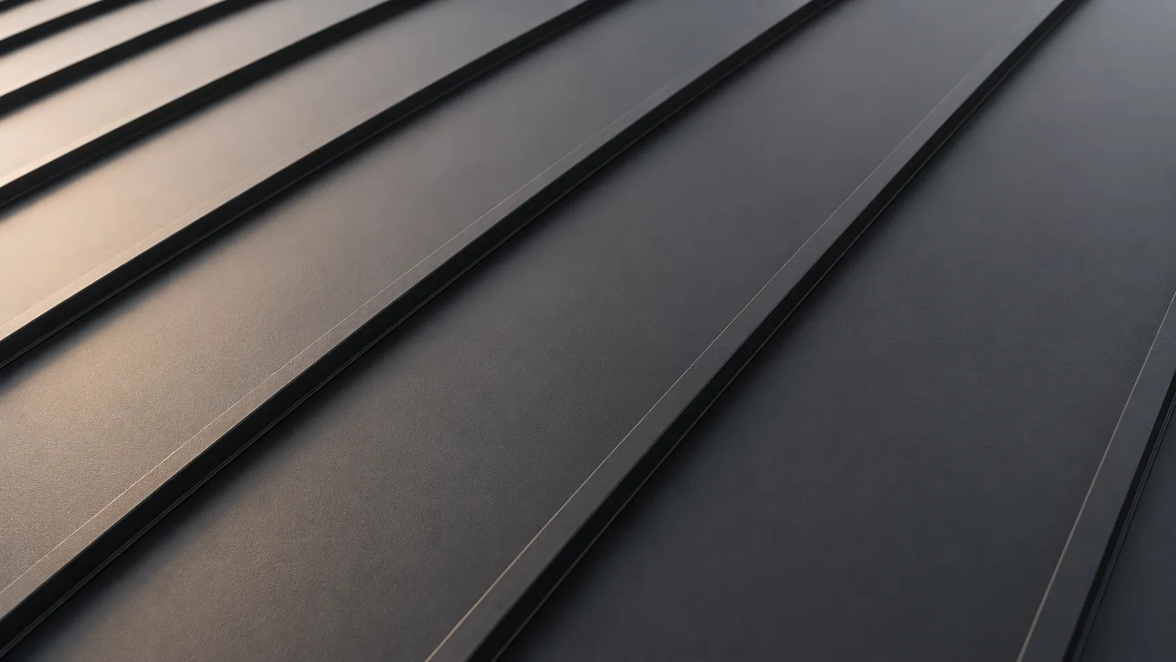Standing-seam metal roof panels