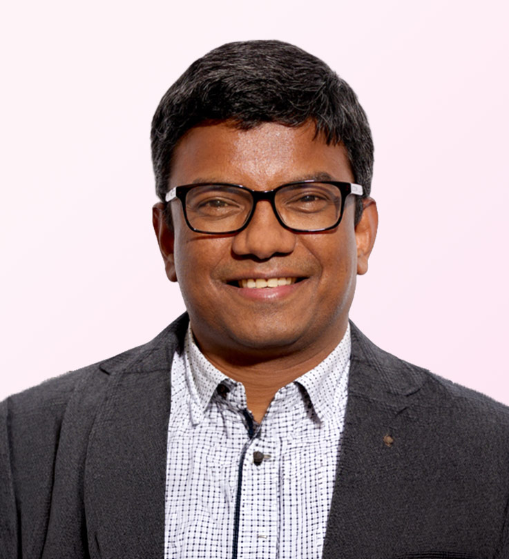 A headshot of Vijay Kunaparaju