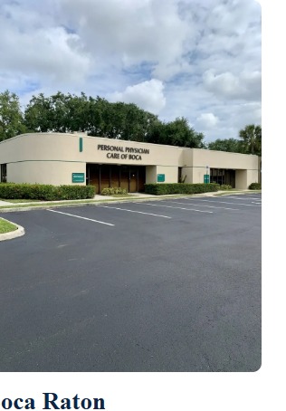 Personal Physician Care Boca Raton office exterior