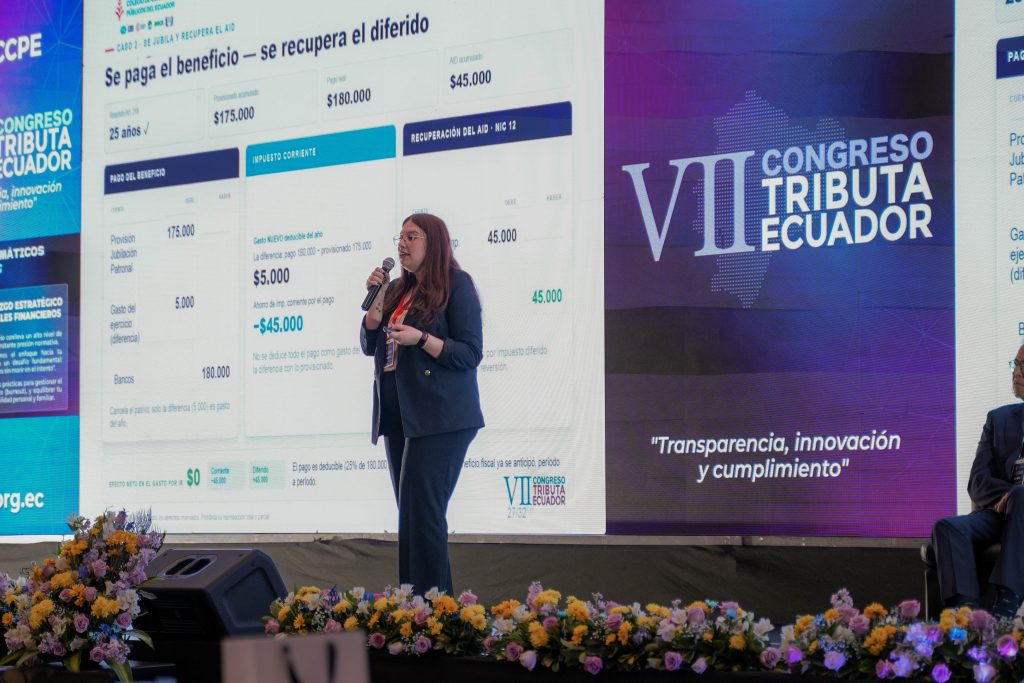 Exposición sobre el pago del beneficio y la recuperación del impuesto diferido en el VII Congreso Tributa