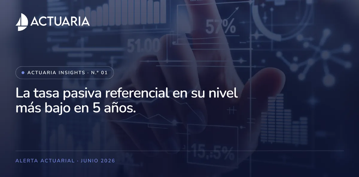 Actuaria Insights N°1: Actualización Tasa Pasiva Referencial Junio 2026