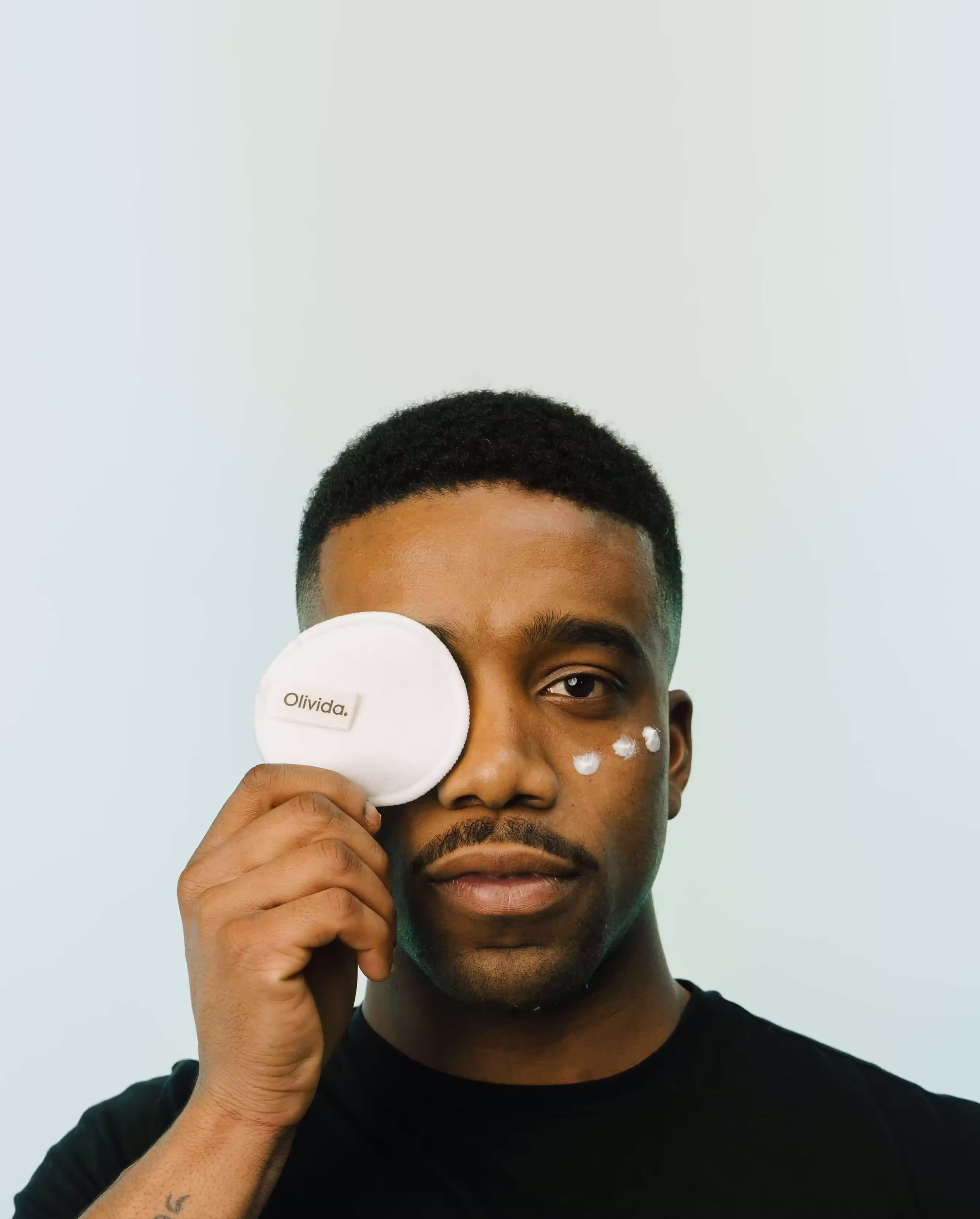 Olivida Skincare male model — case study cover