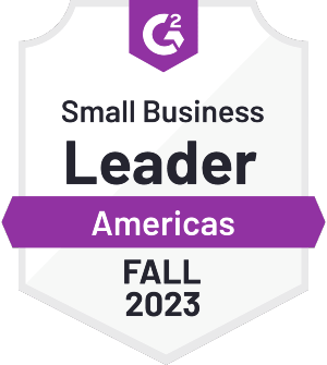 Americas Small Business Leader G2 badge