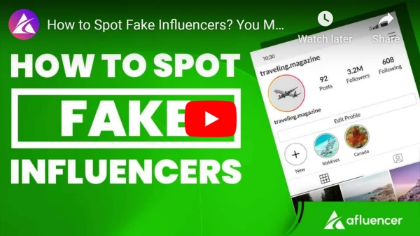 How to spot fake influencers