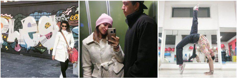 Estefania Giorio | Instagram fashion and exercise posts