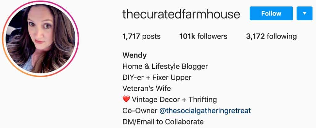 Wendy Zock | Instagram Bio