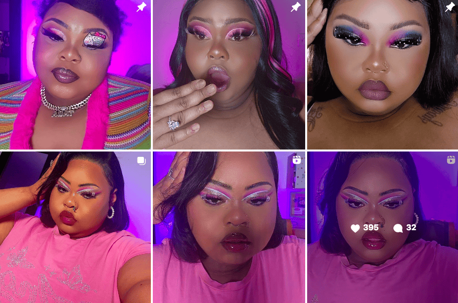 Ltara Brown on Instagram | Makeup applications