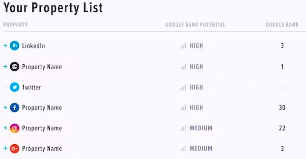 BrandYourself | Property list | Reputation management platform