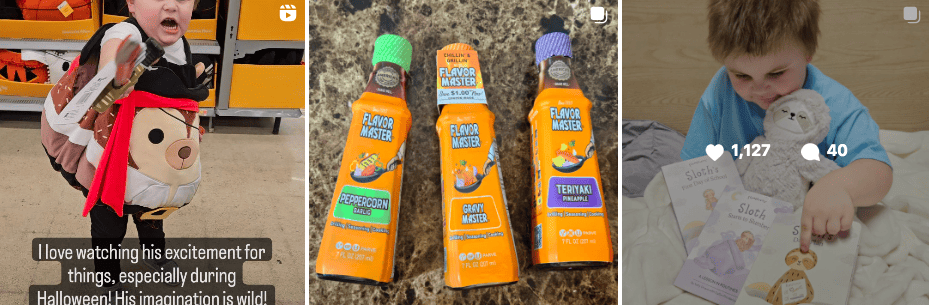 Cassandra Summers shares son playing and learning on IG