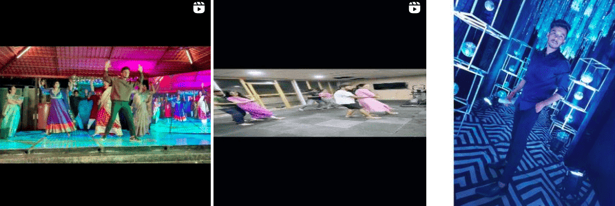 Hrithikesh Sathe dancing on Instagram