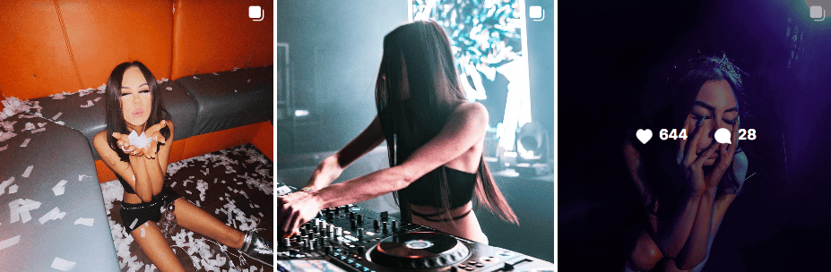 Savannah Pitts in the club | Dance music influencers