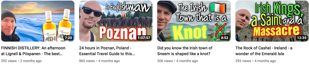 Alex Van Terheyden YouTube videos | British influencers on Afluencer