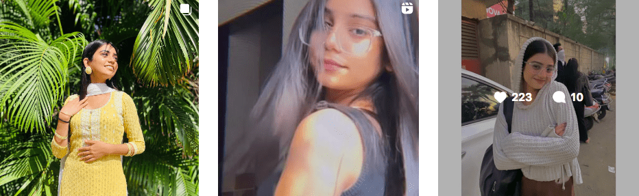 Shruti Gond | Beauty and fashion posts on IG | Indian influencers
