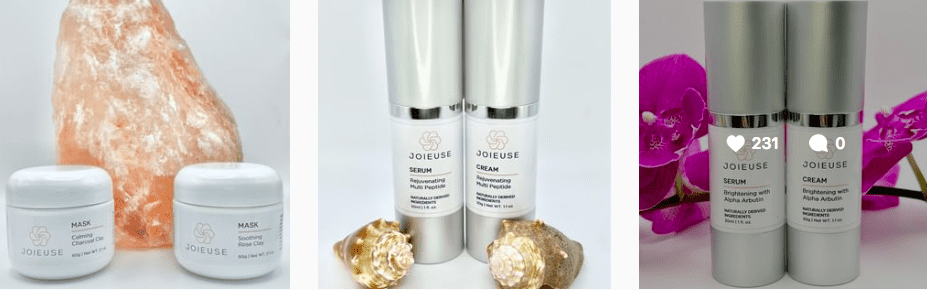 Joieuse natural skincare products | Beauty makeup brands