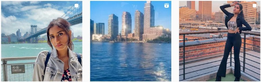 Shiona Deliozar travel posts on Instagram