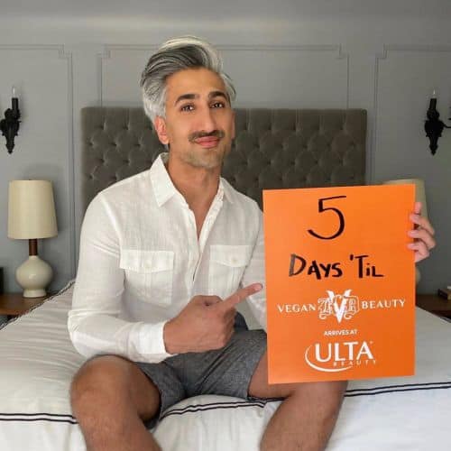 Tan France of Queer Eye promoting a Vegan Beauty event
