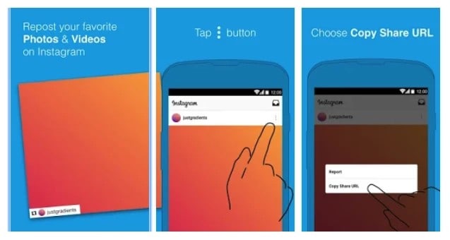 Simplified Reposting App for Instagram