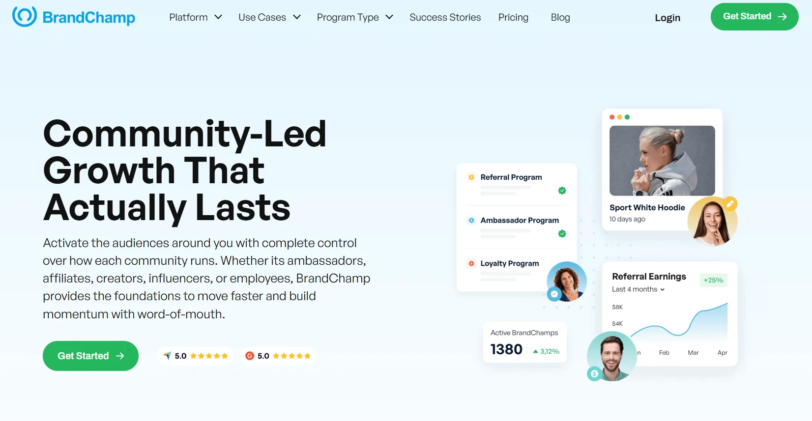 Roster Brand Ambassador Platform