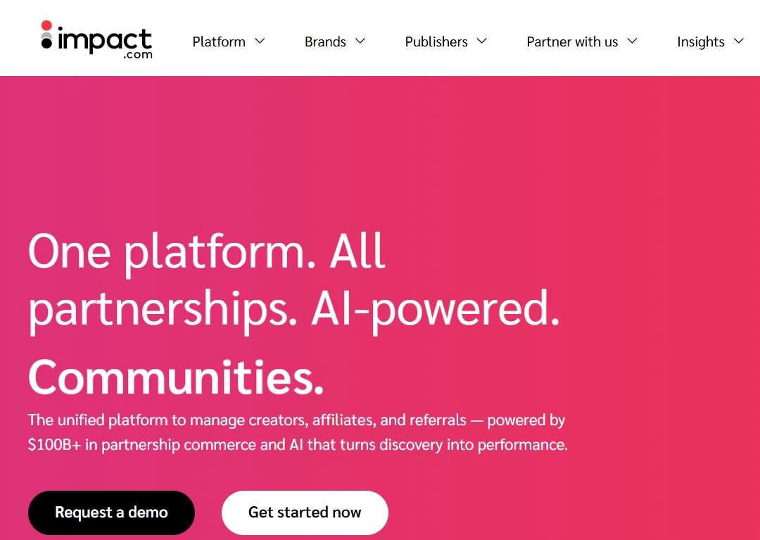 Impact.com Affiliate Marketing Tool