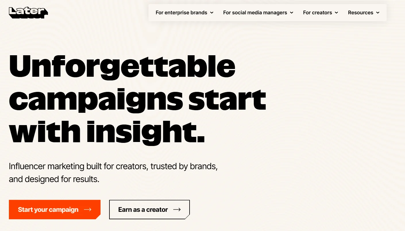Later Overview - 10 best CreatorIQ Alternatives